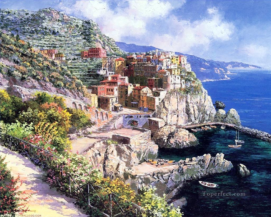 mt020 Aegean Mediterranean Oil Paintings